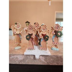 Ganz gingerbread angel choir with stocking hook
